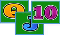 дама, валет, 10